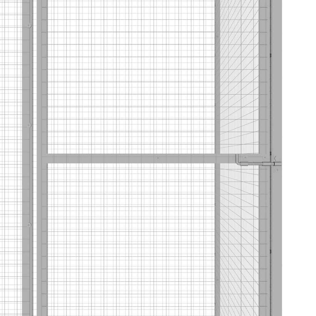 Cat Cage 3x3x2.5 m Galvanised Steel