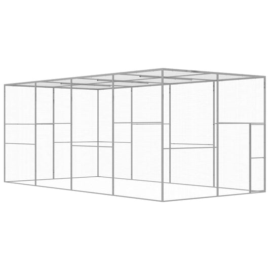 Cat Cage 6x3x2.5 m Galvanised Steel