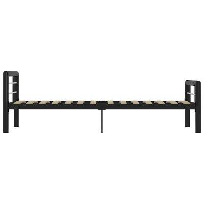 Bed Frame | Black and White | Metal | 90 x 200 cm | Bed Frame