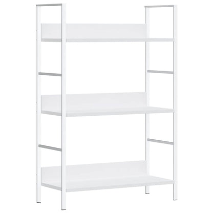 3-Layer Book Shelf White 60x27.6x90.5 cm Engineered Wood