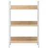3-Layer Book Shelf Oak 23.6"x10.9"x35.6" Engineered Wood