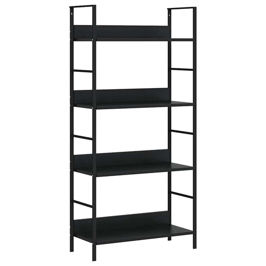 Shelf Cabinet | Black | Engineered Wood, Steel | Medium | Shelf Cabinet