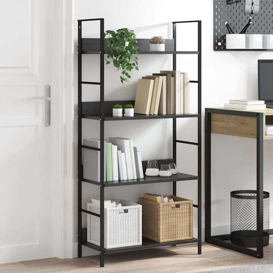 Shelf Cabinet | Black | Engineered Wood, Steel | Medium | Shelf Cabinet