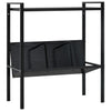 2-Layer Book Shelf Black 52x28x59 cm Engineered Wood