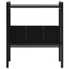 2-Layer Book Shelf Black 52x28x59 cm Engineered Wood