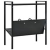 2-Layer Book Shelf Black 52x28x59 cm Engineered Wood