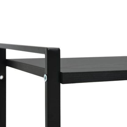Book Shelf | Black | Engineered wood, steel | Compact | Book Shelf