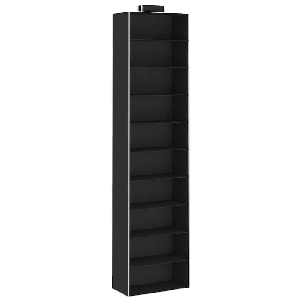 Hanging Closet Organisers 2 pcs with 10 Shelves Fabric