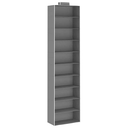 Hanging Closet Organisers 2 pcs with 10 Shelves Fabric