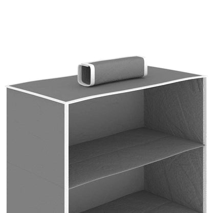 Hanging Closet Organisers 2 pcs with 10 Shelves Fabric