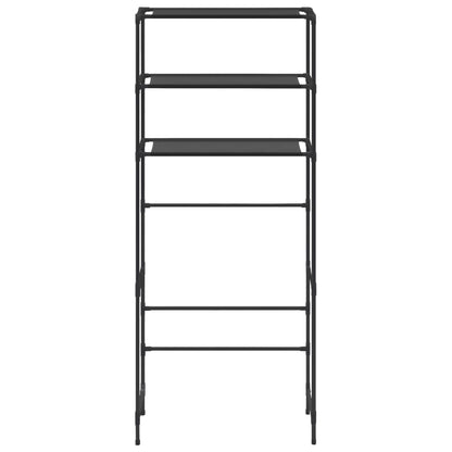 Storage Shelf Black Stainless Steel, Plastic, Non-woven Fabric