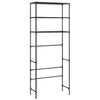 3-Tier Storage Rack over Laundry Machine Black 27.2"x11"x66.5"