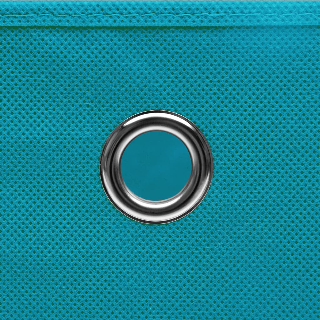 Storage Box | Set of 4 | Baby blue | Non-woven fabric (100% polyester)