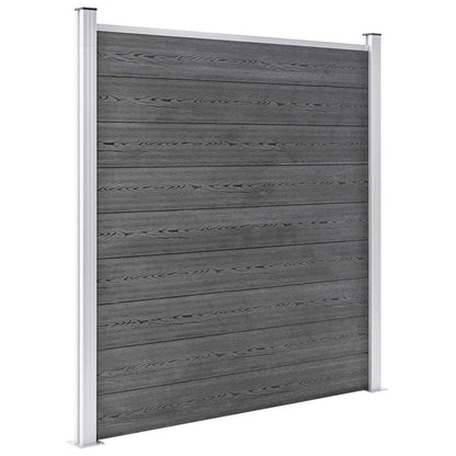 Garden Fence WPC 1564x186 cm Grey