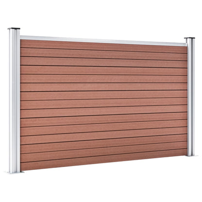 Garden Fence WPC 872x106 cm Brown