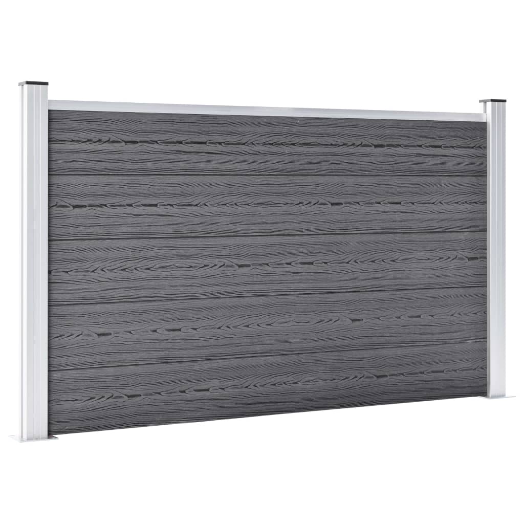 Garden Fence WPC 872x106 cm Grey