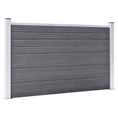 Garden Fence WPC 872x106 cm Grey
