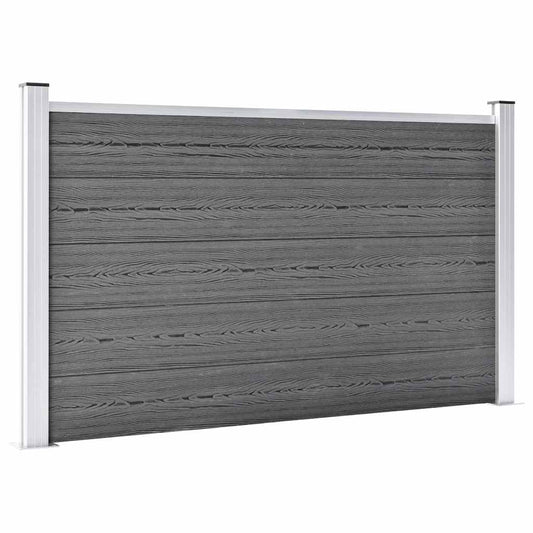 Garden Fence WPC 872x106 cm Grey