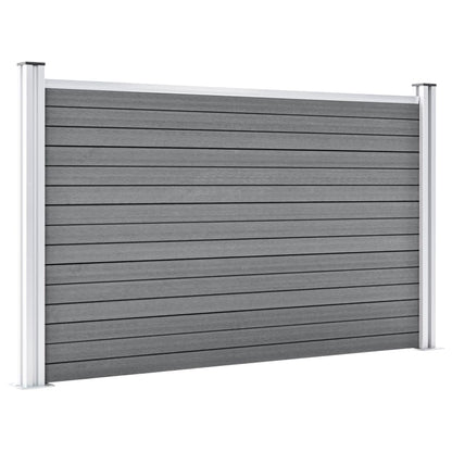 Garden Fence WPC 872x106 cm Grey