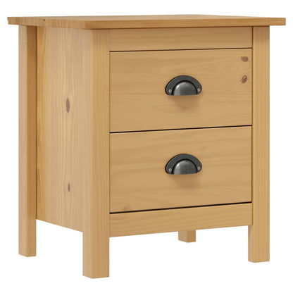 Bedside Cabinet Hill 46x35x49.5 cm Solid Pine Wood