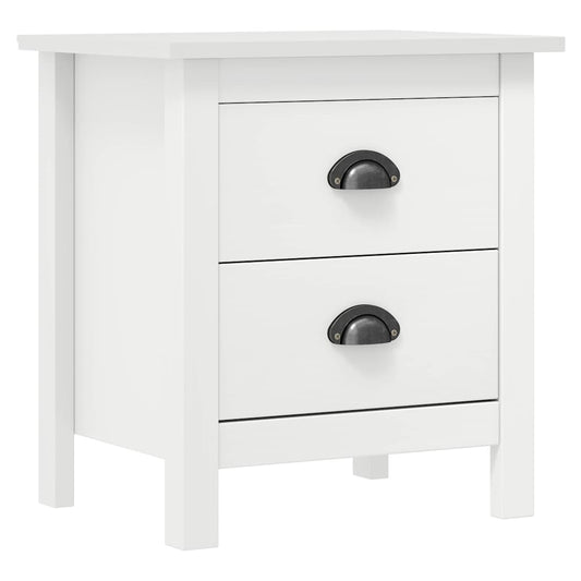 Bedside Cabinet | White | Solid pine wood | Medium | Bedside Cabinet