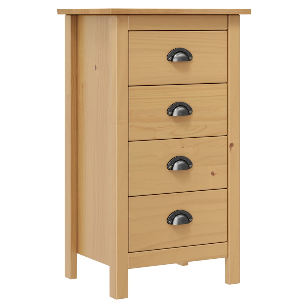 Sideboard Hill 46x35x80 cm Solid Pine Wood