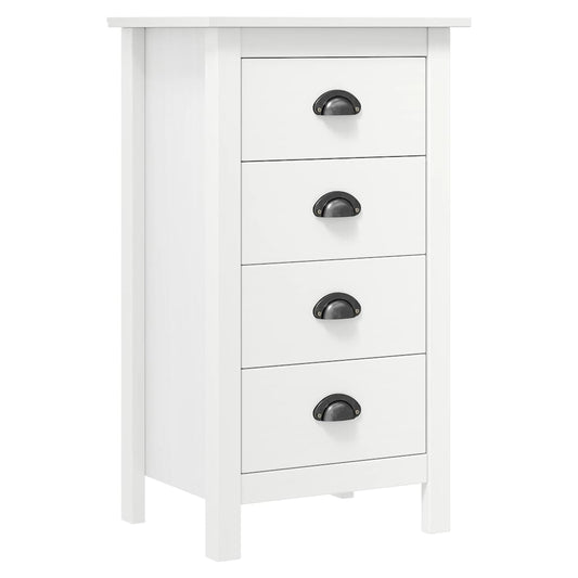 Sideboard | White | Solid pine wood | Compact | Sideboard | Rectangular