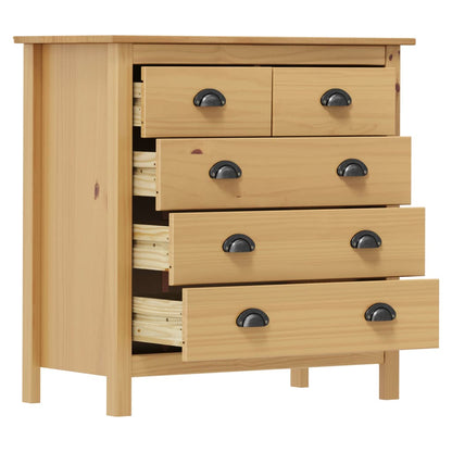 Sideboard Hill 79x40x80 cm Solid Pine Wood