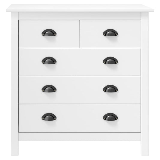 Sideboard | White | Solid pine wood | Medium | Sideboard | Rectangular