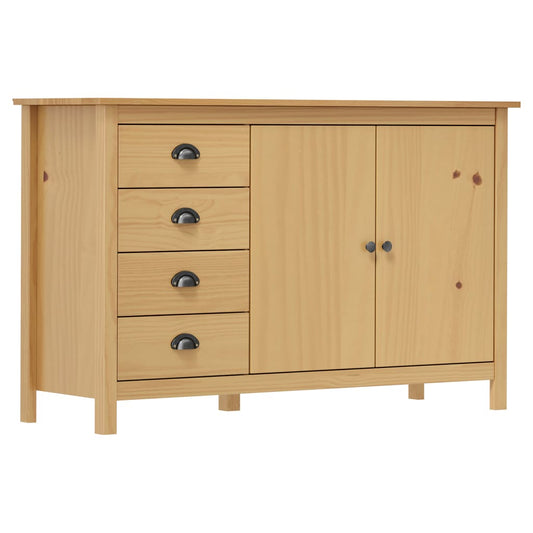Sideboard | Honey brown | Solid pine wood | Medium