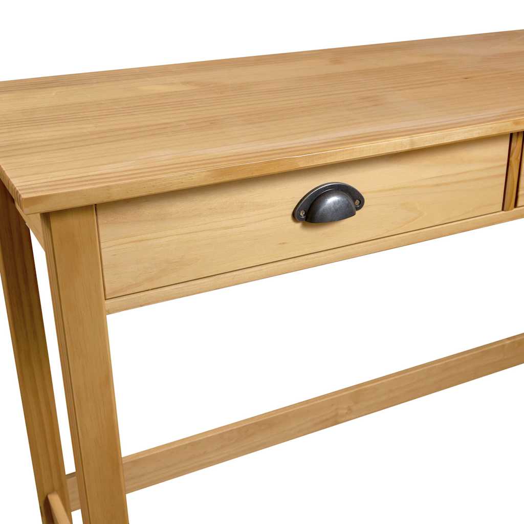 Console Table Hill with 2 Drawers 110x45x74 cm Solid Pine Wood
