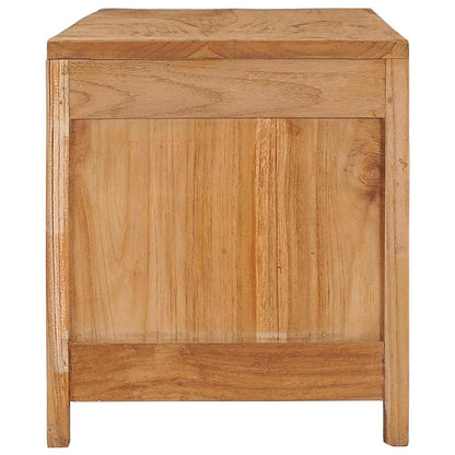 288900 vidaXL TV Cabinet 100x30x35 cm Solid Teak Wood