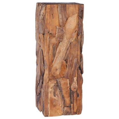 288807 vidaXL Side Table 30x30x80 cm Solid Teak Wood