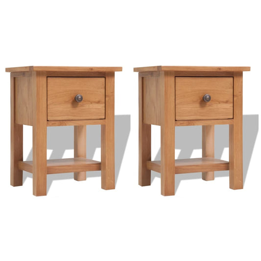 Nightstand | Natural Oak | Solid oak wood | Small | Durable | Nightstand