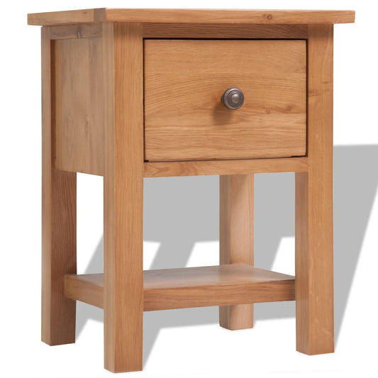 Nightstand | Natural Oak | Solid oak wood | Small | Durable | Nightstand