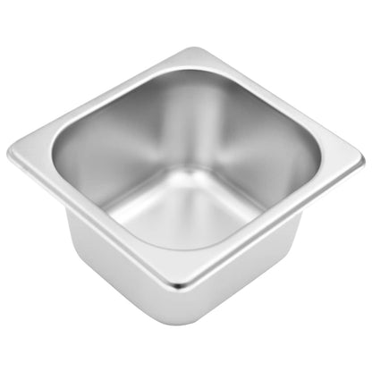 Gastronorm Container Holder with 4 GN 1/6 Pan Stainless Steel