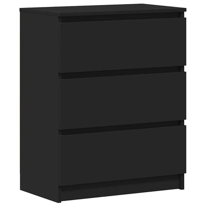 Sideboard Black 60x35x76 cm Engineered Wood