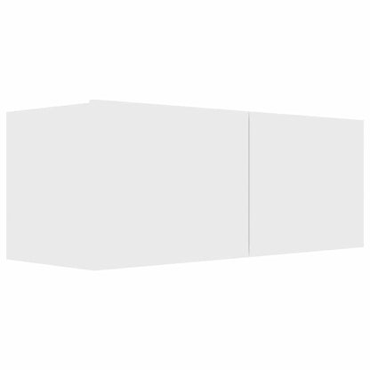 TV Cabinet White 80x30x30 cm Engineered Wood