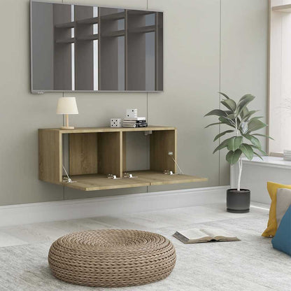 TV Cabinet Sonoma Oak 80x30x30 cm Engineered Wood