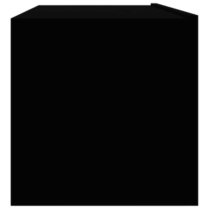TV Cabinet Black 100x30x30 cm Engineered Wood