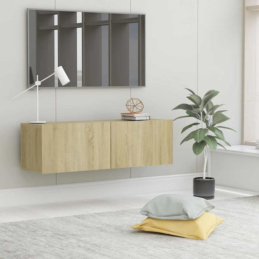 TV Cabinet | Sonoma Oak | Engineered Wood | Medium | Drop-Down