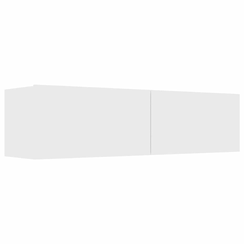 TV Cabinet | White | Engineered Wood | Medium | Drop-Down | TV Cabinet