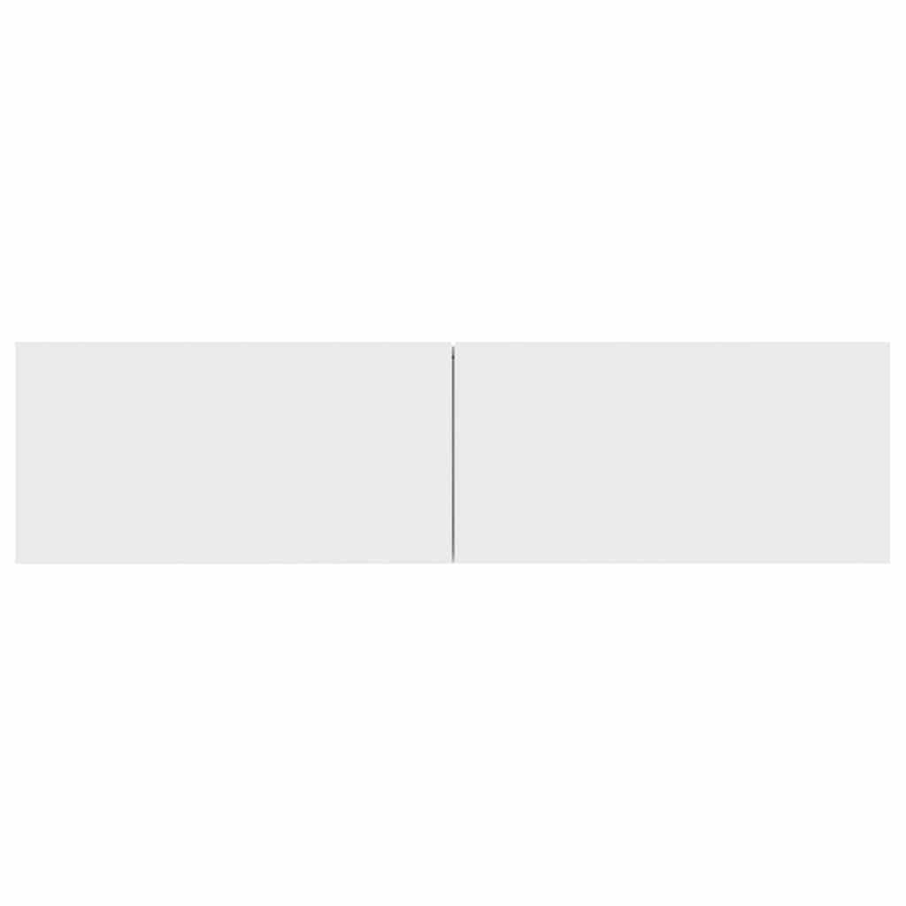 TV Cabinet | White | Engineered Wood | Medium | Drop-Down | TV Cabinet