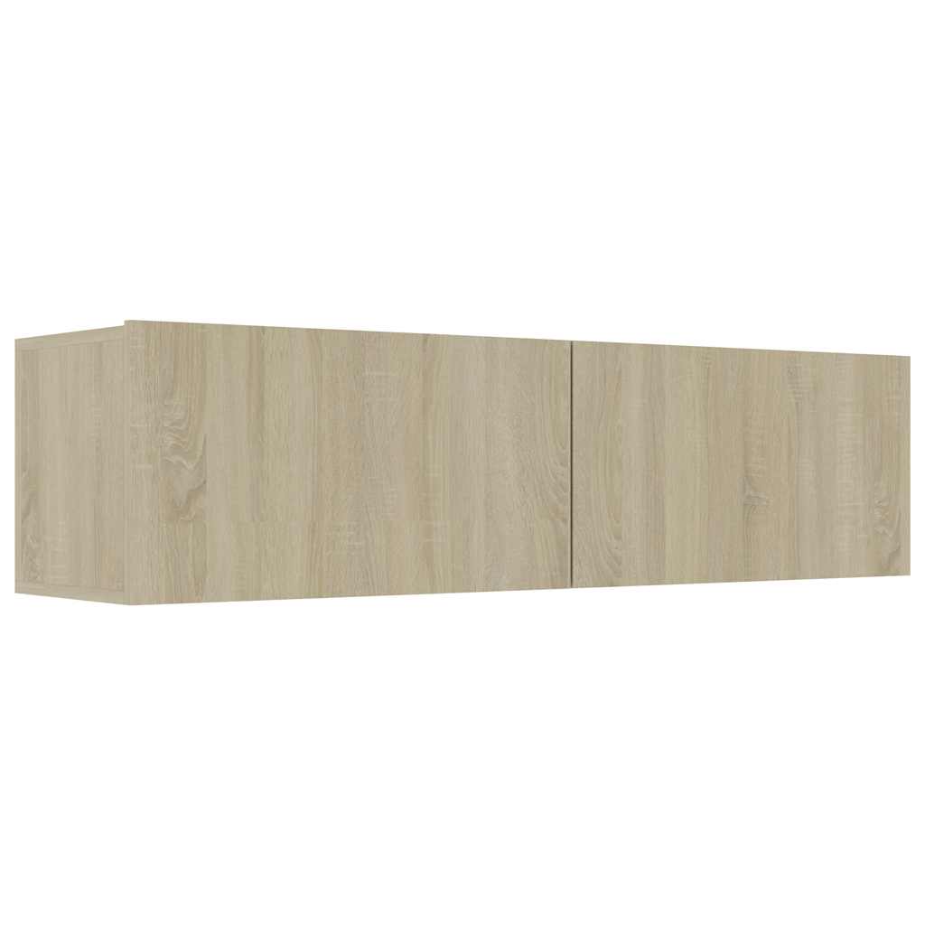 TV Cabinet | Sonoma oak | Engineered wood | 120 x 30 x 30 cm | Drop-Down