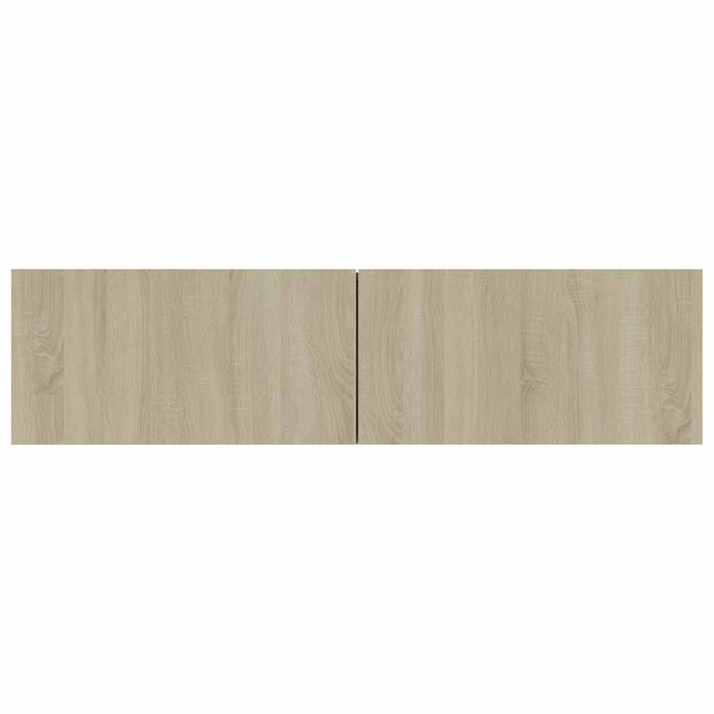 TV Cabinet | Sonoma oak | Engineered wood | 120 x 30 x 30 cm | Drop-Down