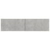 TV Cabinet Concrete Grey 120x30x30 cm Engineered Wood