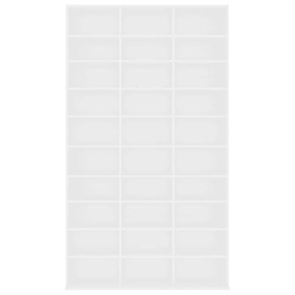801778 vidaXL CD Cabinet White 102x23x177,5 cm Engineered Wood
