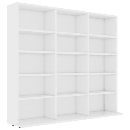 801787 vidaXL CD Cabinet White 100x23x89,5 cm Engineered Wood