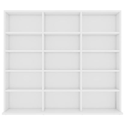 801787 vidaXL CD Cabinet White 100x23x89,5 cm Engineered Wood