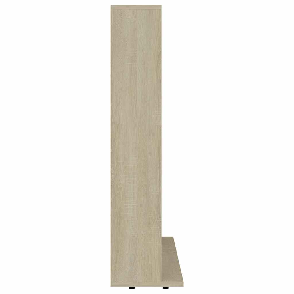 801790 vidaXL CD Cabinet Sonoma Oak 100x23x89,5 cm Engineered Wood